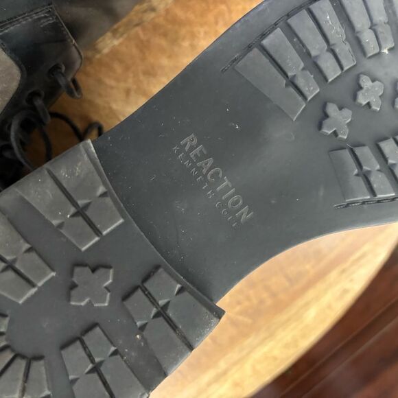 Kenneth Cole mens ankle lace combat style boots 11 M - Picture 4 of 5